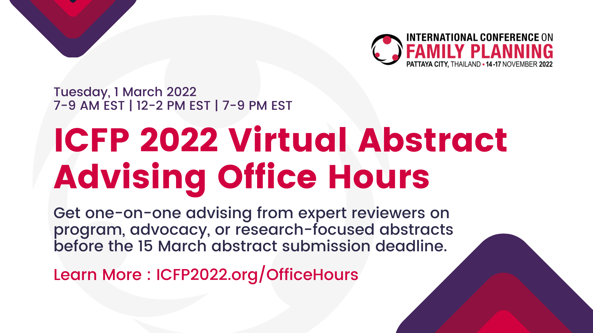 ICFP 2022 Virtual Abstract Advising Office Hours