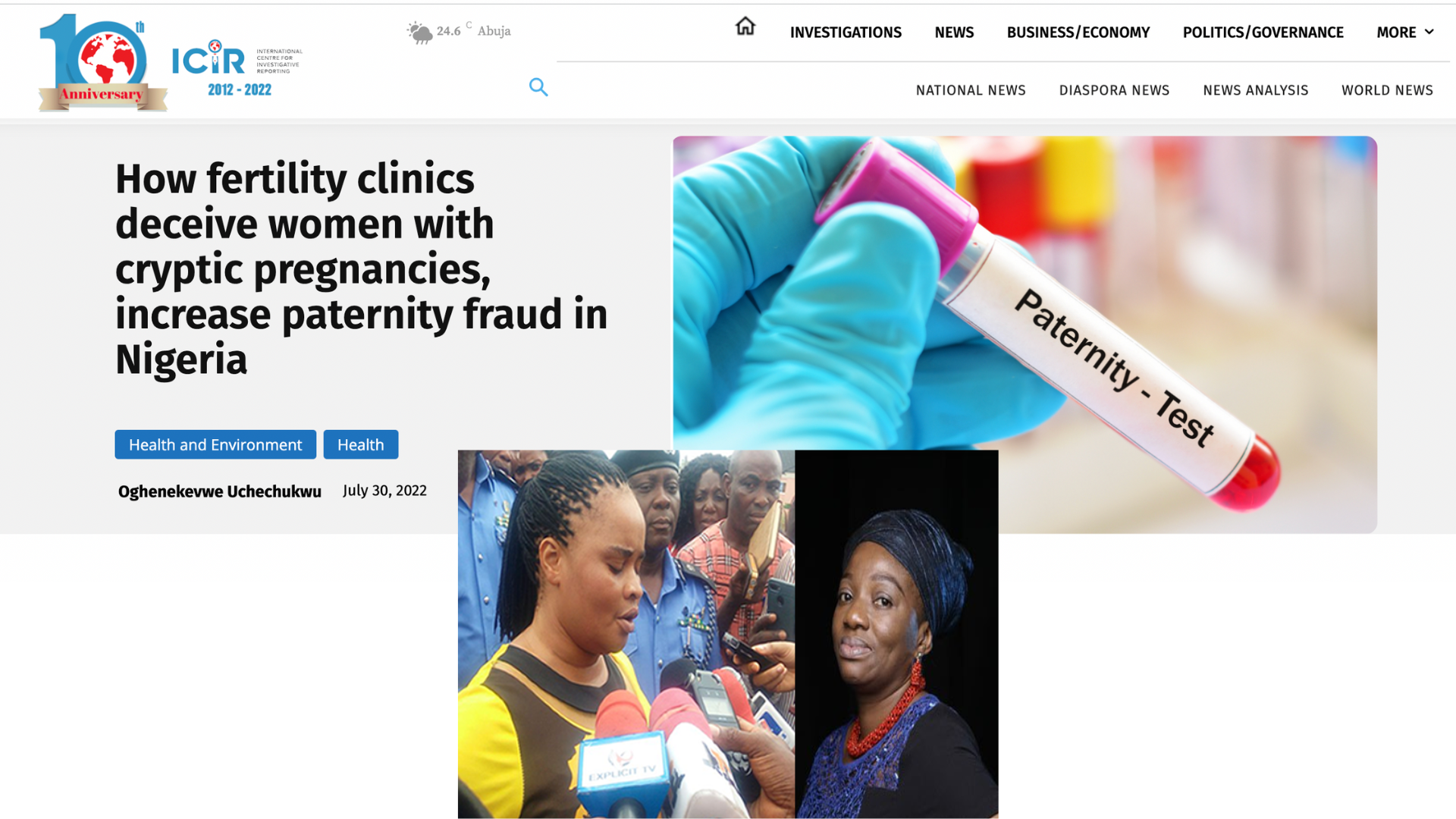 How fertility clinics deceive women with cryptic pregnancies, increase paternity fraud in Nigeria