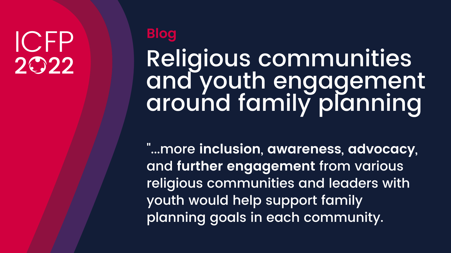 Religious communities and youth engagement around family planning