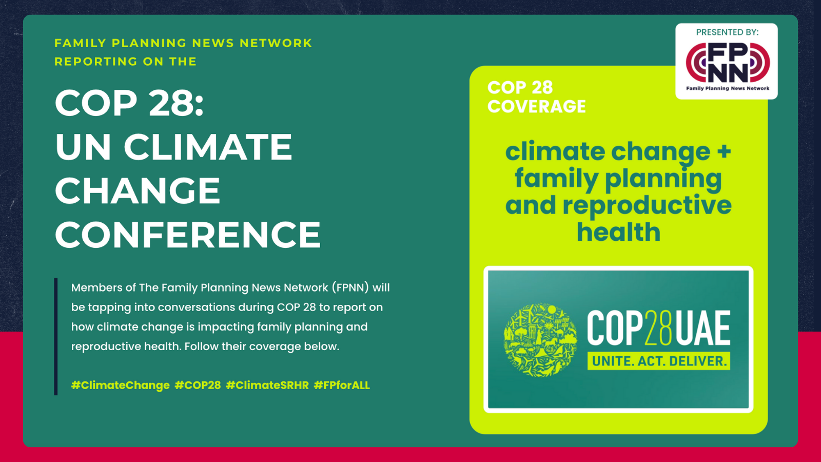 FPNN Media Briefing: COP 28 Preview