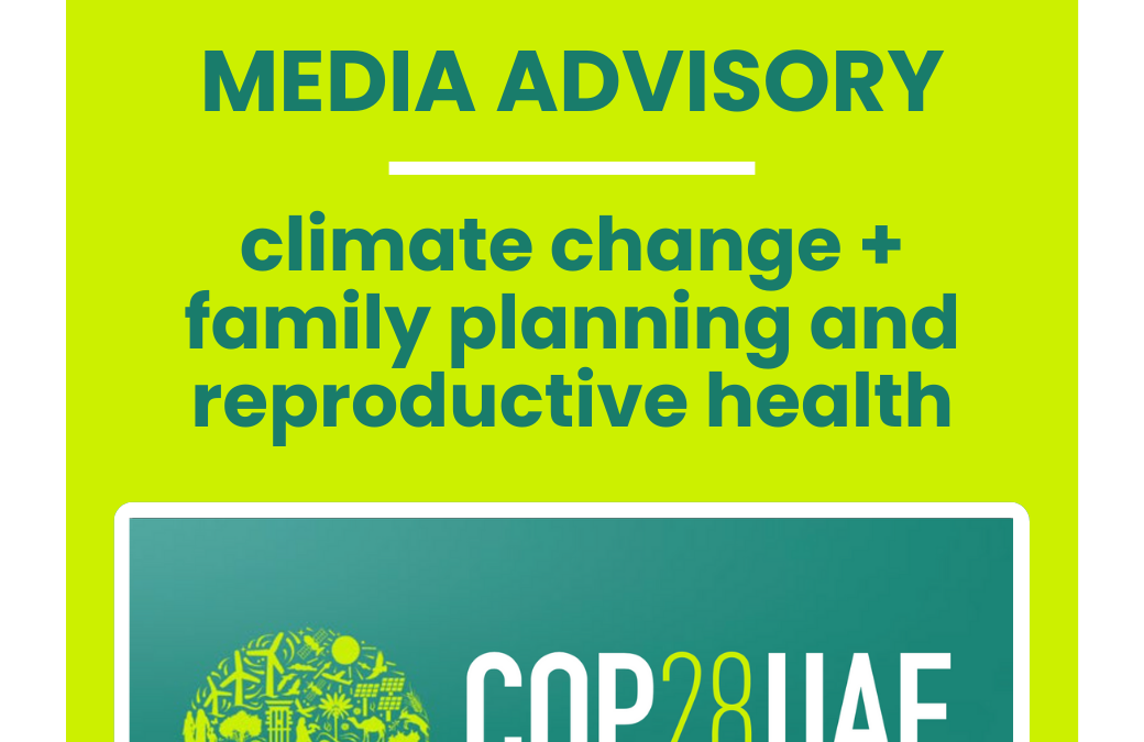 Aviso a los medios: Sesiones informativas sobre la COP 28 y la SDSR