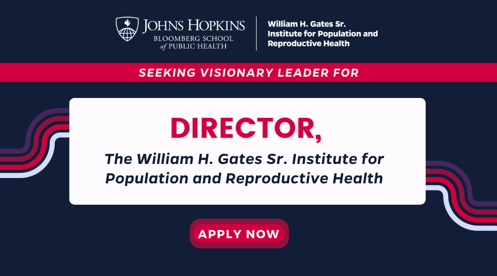 Seeking Visionary Leader for the International Conference on Family Planning