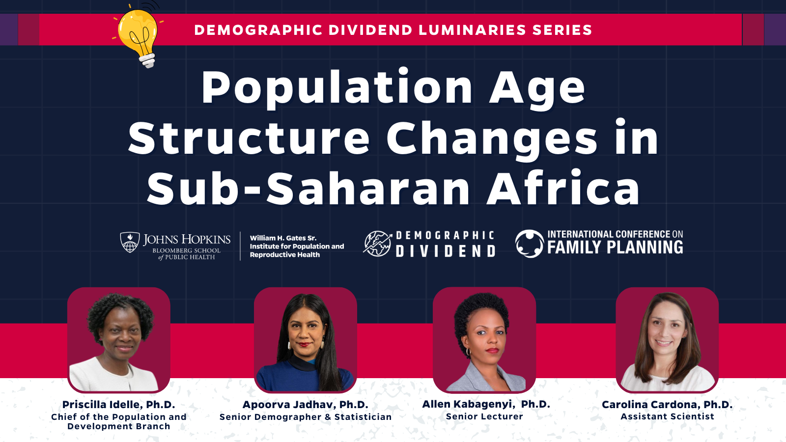 A VOIR MAINTENANT : Webinaire du Dividende démographique sur les changements de la structure par âge de la population en Afrique subsaharienne