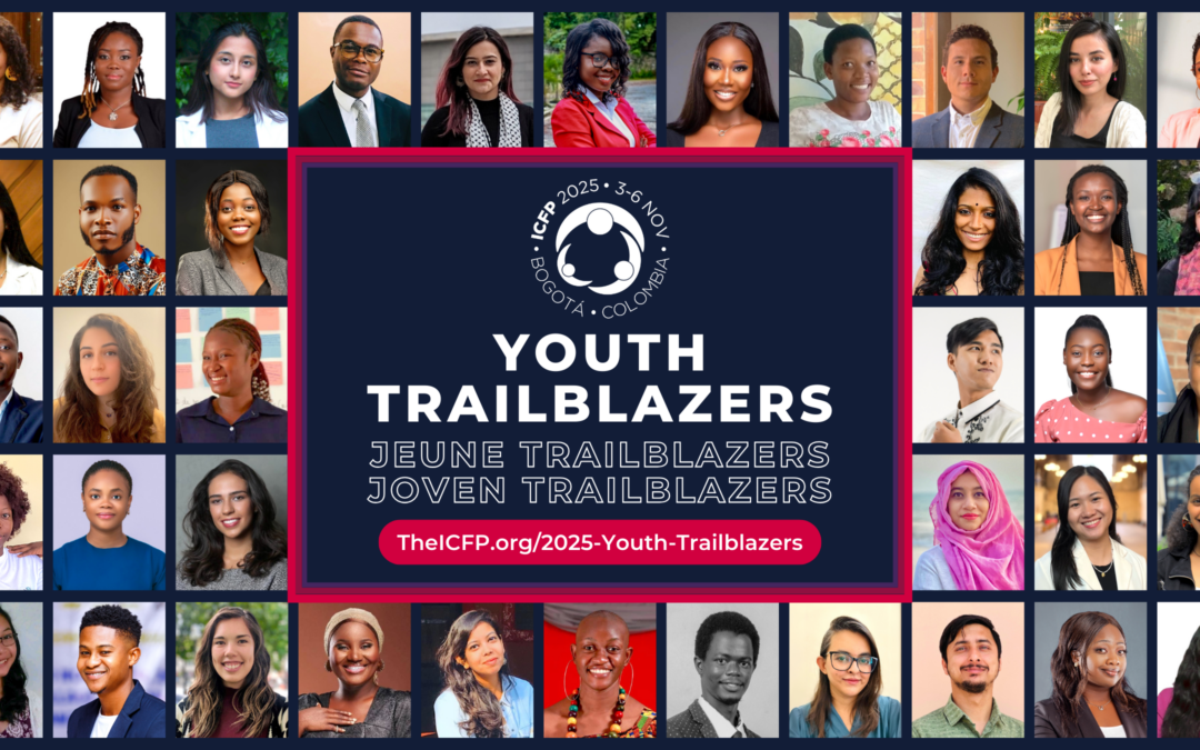 Presentamos a los ganadores del premio ICFP 2025 Youth Trailblazer