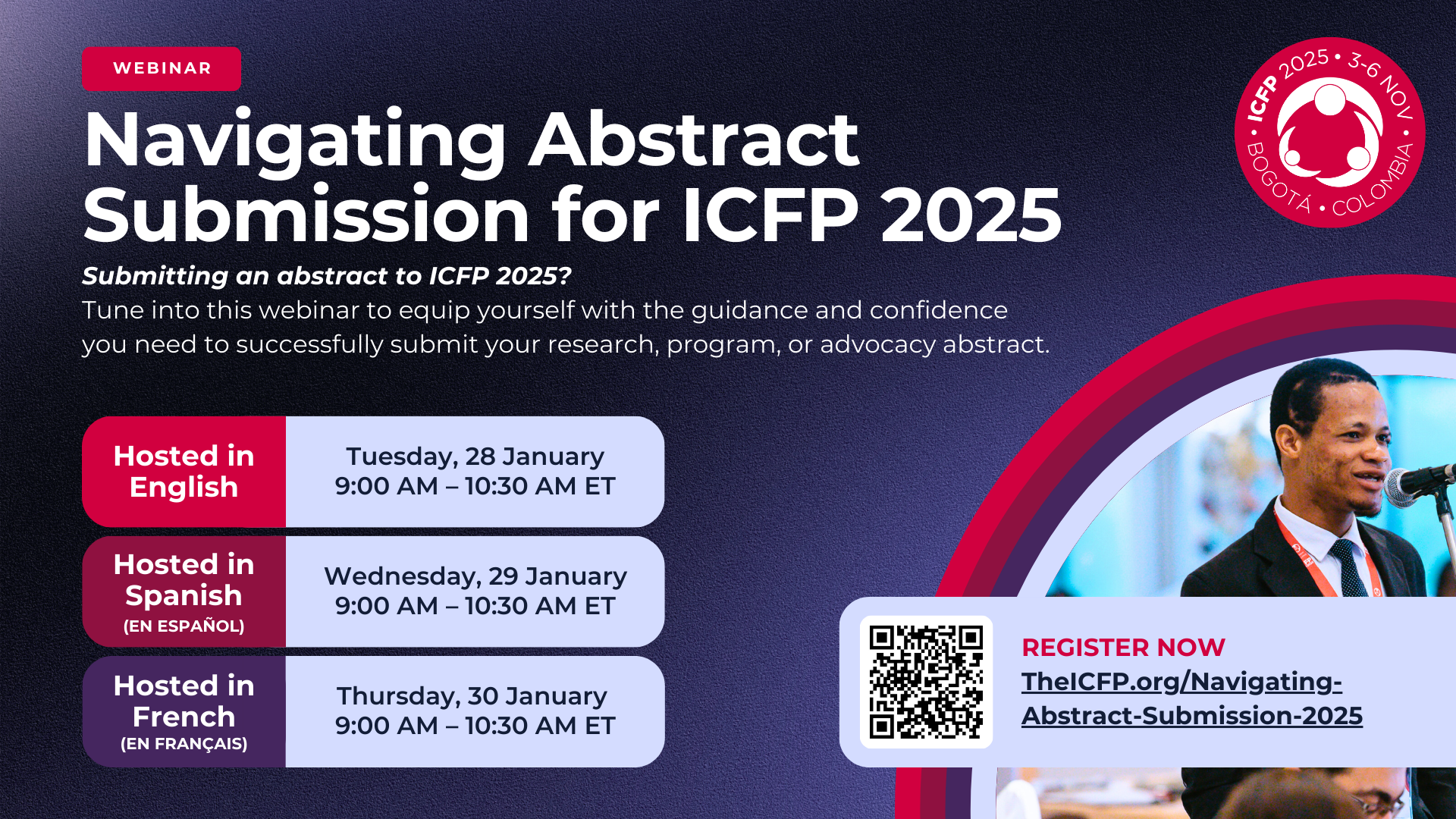 Webinaire : Comment envoyer un résumé pour la conférence ICFP 2025