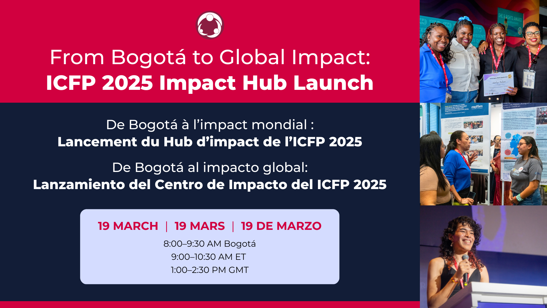 WATCH: From Bogotá to Global Impact: The ICFP Impact Hub Launch