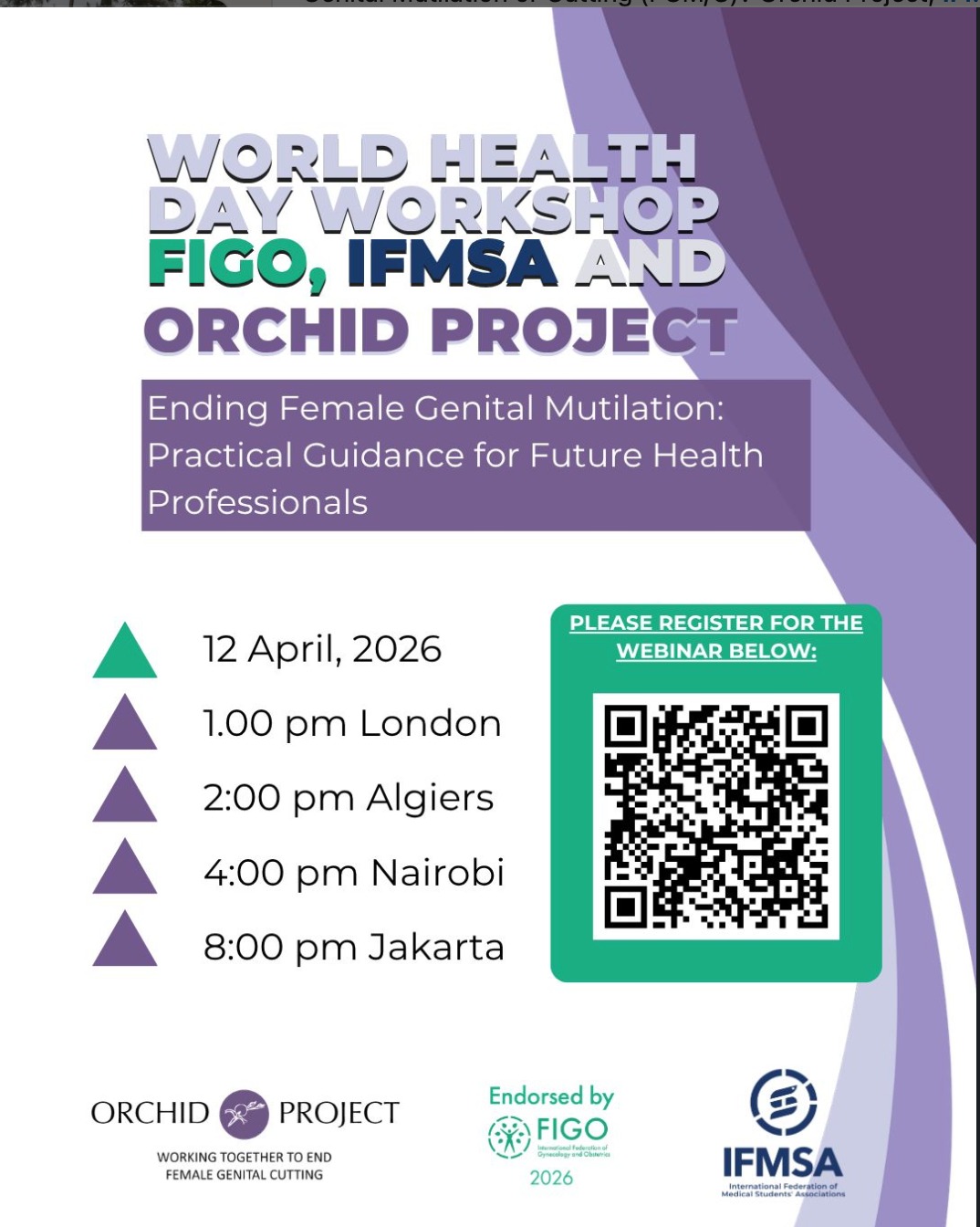 Atelier organisé à l'occasion de la Journée mondiale de la santé par la FIGO, l'IFMSA et le projet Orchid